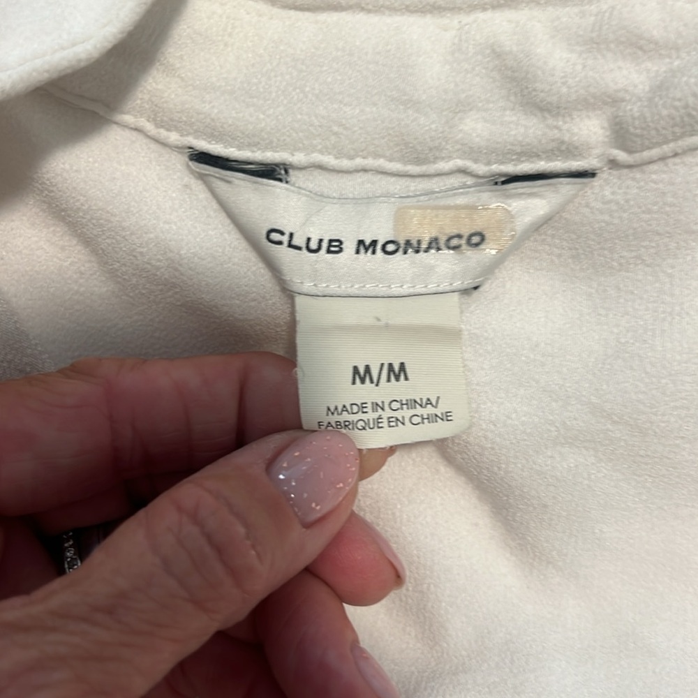 Club Monaco Cropped Tee - Picture 5 of 5